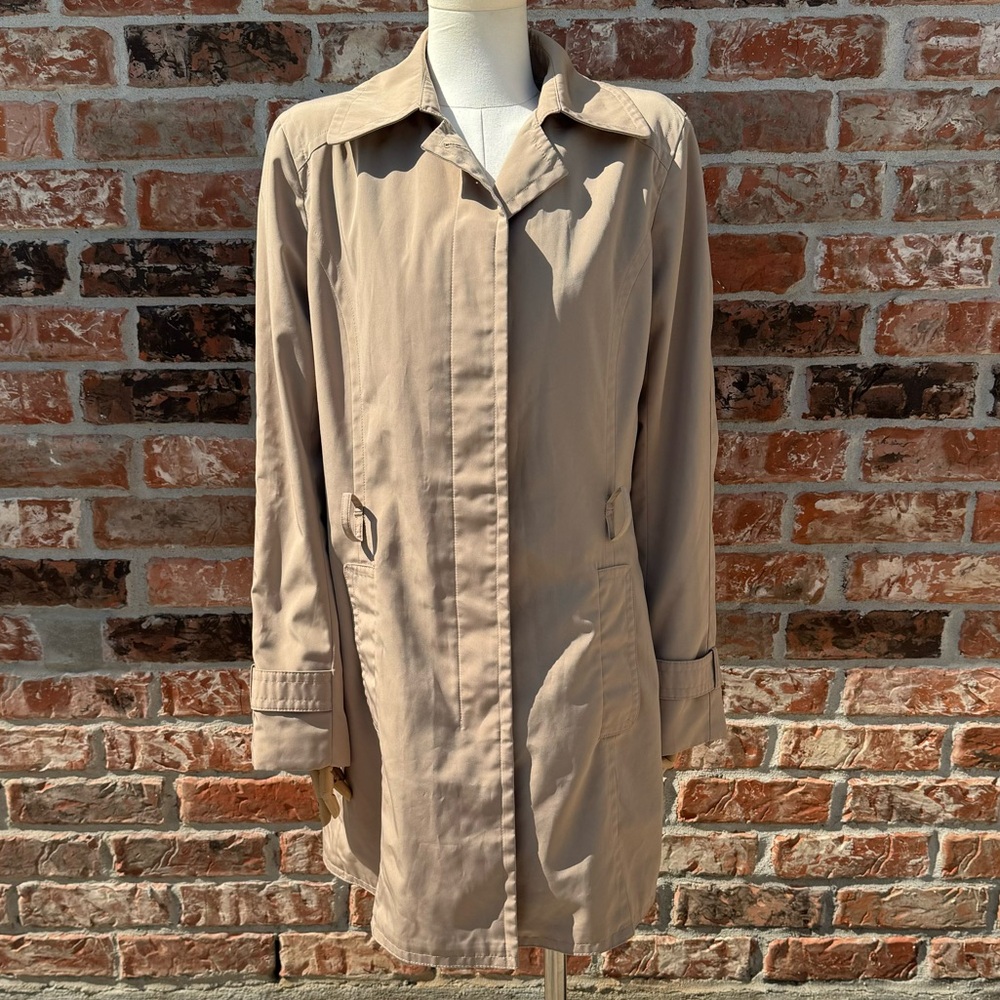 Vintage khaki Towne Collection heavy coat / M / Excellent condition*